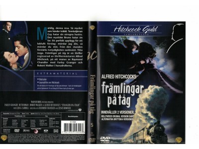 A. Hitchcocks , Främlingar på Tåg , DVD